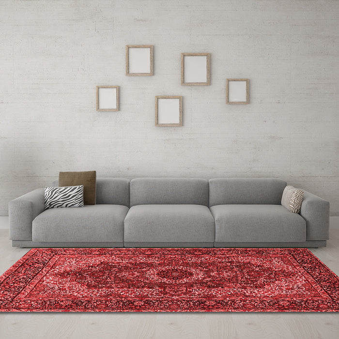 Traditional Red Washable Rugs