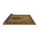 Sideview of Medallion Brown Traditional Rug, tr2216brn