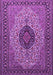 Medallion Purple Traditional Rug, tr2216pur