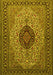 Medallion Yellow Traditional Rug, tr2216yw