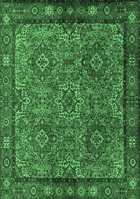 Persian Emerald Green Traditional Rug, tr2217emgrn