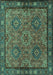 Persian Turquoise Traditional Rug, tr2217turq