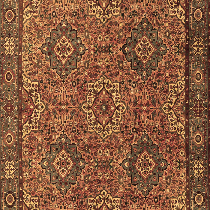 Machine Washable Persian Brown Traditional Rug, wshtr2217brn