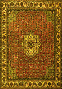 Persian Yellow Traditional Rug, tr2218yw