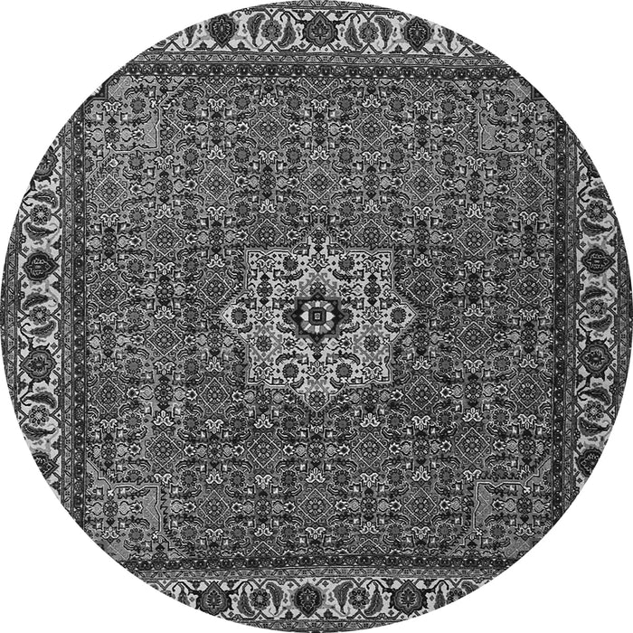 Square Persian Gray Traditional Rug, tr2218gry