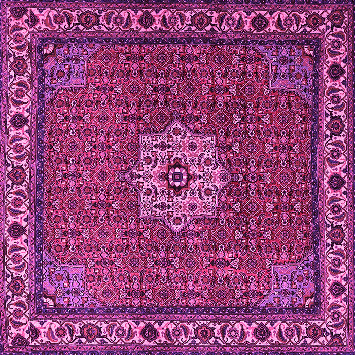 Square Persian Pink Traditional Rug, tr2218pnk