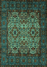 Persian Turquoise Traditional Rug, tr2219turq