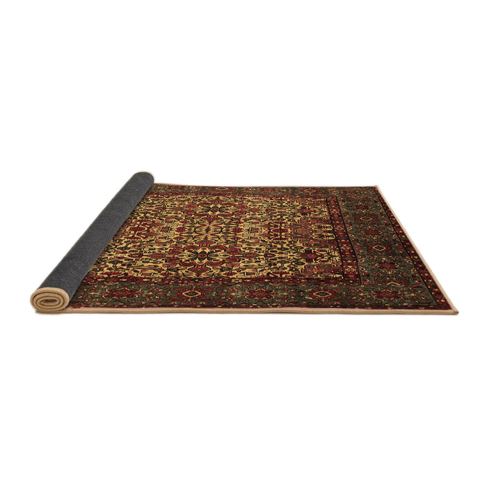 Sideview of Persian Brown Traditional Rug, tr2219brn