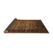 Sideview of Persian Brown Traditional Rug, tr2219brn