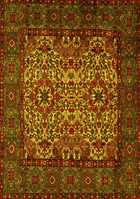 Persian Yellow Traditional Rug, tr2219yw