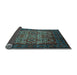 Sideview of Persian Light Blue Traditional Rug, tr2219lblu