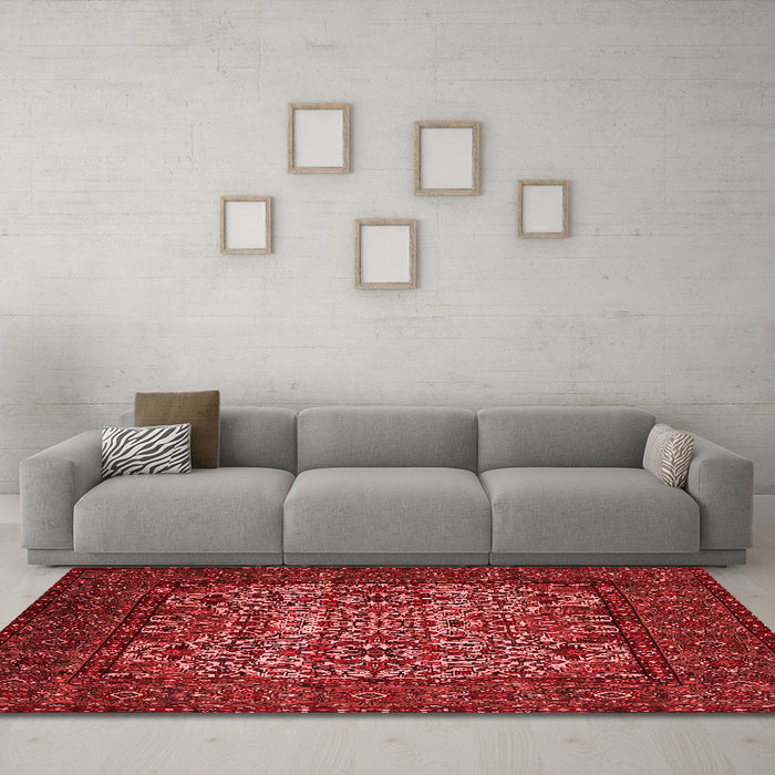Traditional Red Washable Rugs