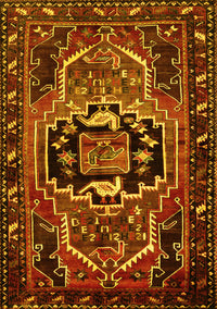 Persian Yellow Traditional Rug, tr221yw