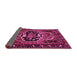 Sideview of Persian Pink Traditional Rug, tr221pnk