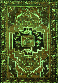 Persian Green Traditional Rug, tr221grn
