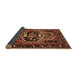 Sideview of Persian Brown Traditional Rug, tr221brn