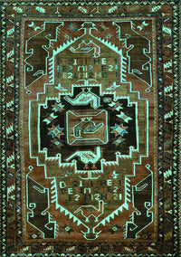 Persian Turquoise Traditional Rug, tr221turq