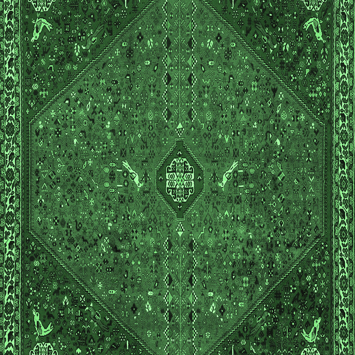 Persian Emerald Green Traditional Rug, tr2220emgrn