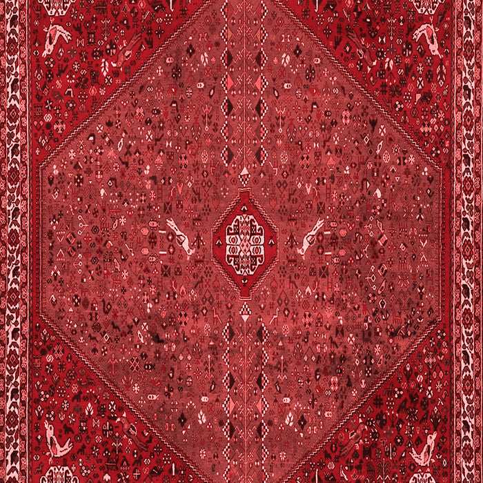 Machine Washable Persian Red Traditional Rug, wshtr2220red