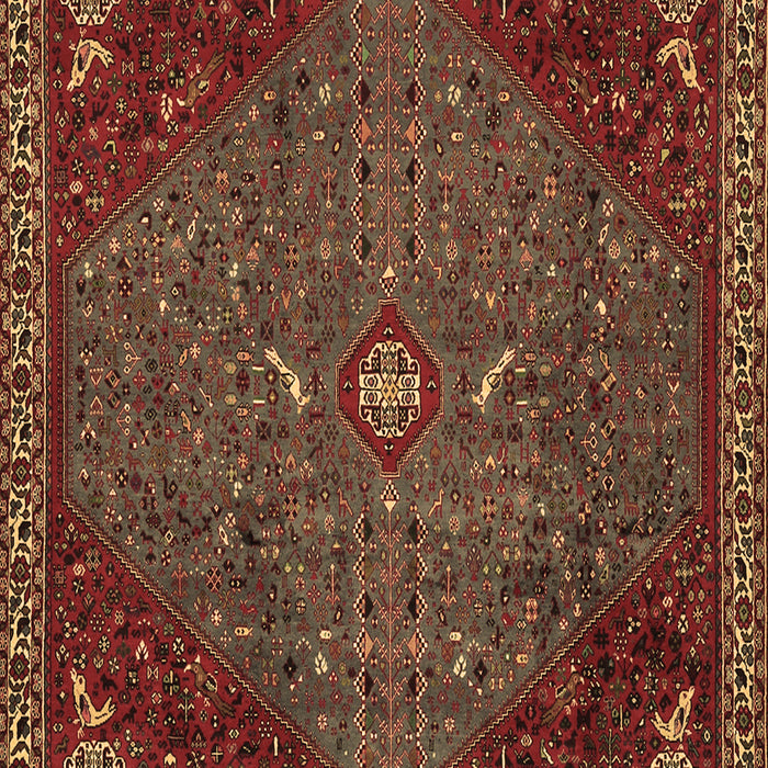 Machine Washable Persian Brown Traditional Rug, wshtr2220brn