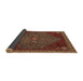 Sideview of Persian Brown Traditional Rug, tr2220brn
