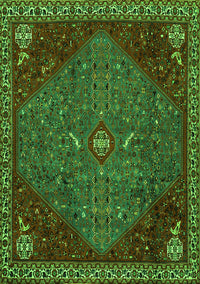 Persian Green Traditional Rug, tr2220grn