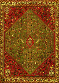 Persian Yellow Traditional Rug, tr2220yw