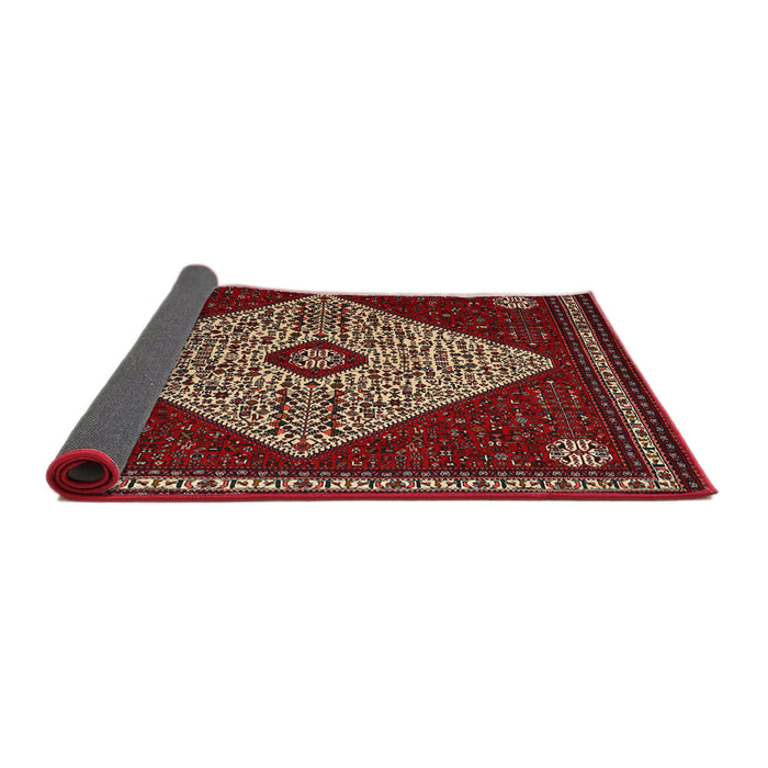 Sideview of Traditional Crimson Red Persian Rug, tr2221