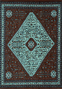Persian Light Blue Traditional Rug, tr2221lblu
