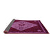 Sideview of Persian Pink Traditional Rug, tr2221pnk