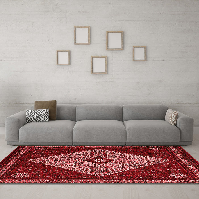 Traditional Red Washable Rugs
