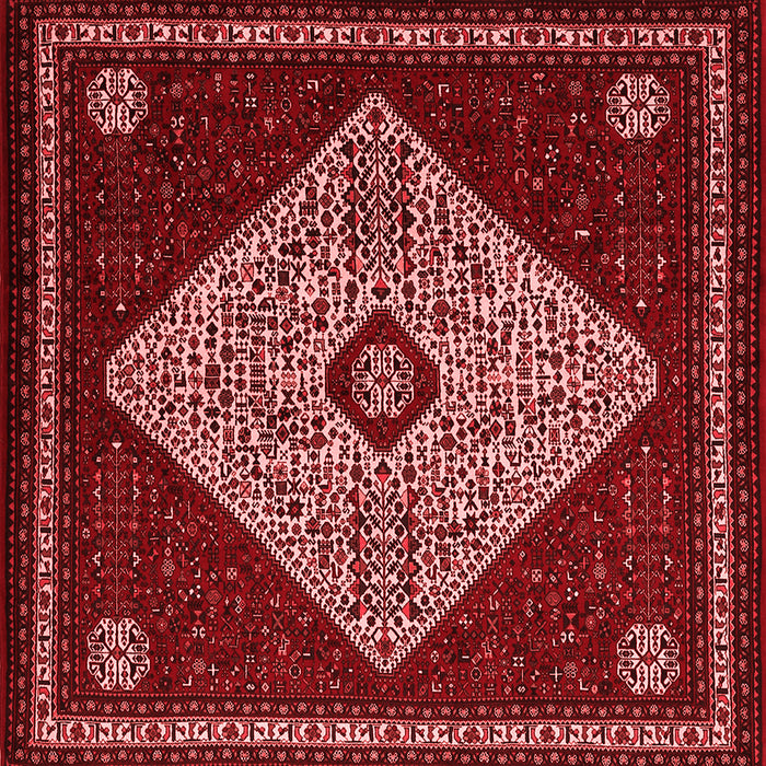 Machine Washable Persian Red Traditional Rug, wshtr2221red