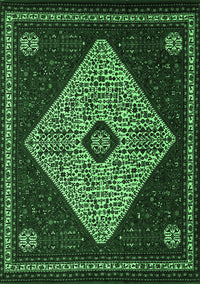 Persian Emerald Green Traditional Rug, tr2221emgrn