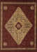 Machine Washable Persian Brown Traditional Rug, wshtr2221brn