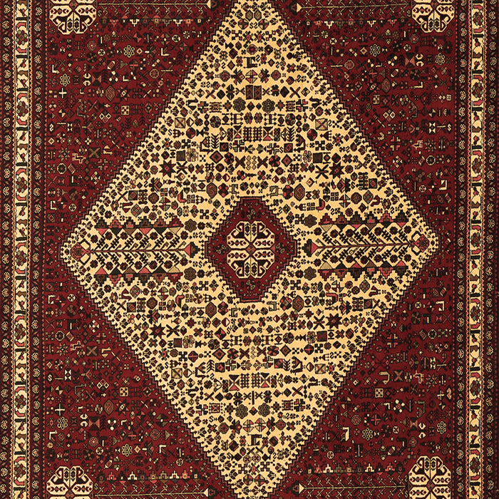 Machine Washable Persian Brown Traditional Rug, wshtr2221brn