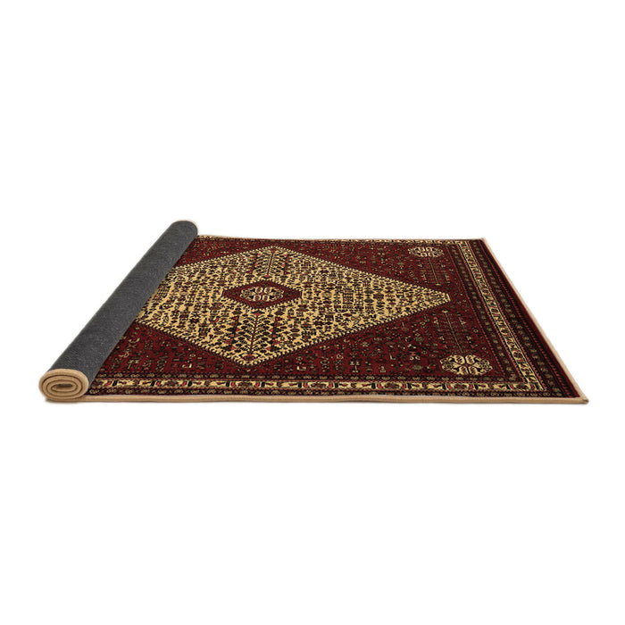 Sideview of Persian Brown Traditional Rug, tr2221brn