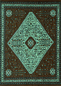 Persian Turquoise Traditional Rug, tr2221turq