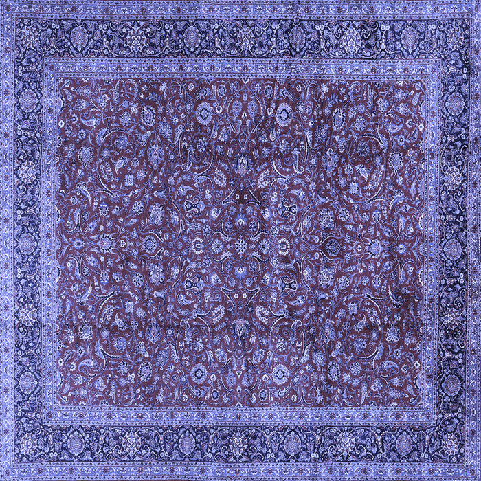 Square Persian Blue Traditional Rug, tr2222blu