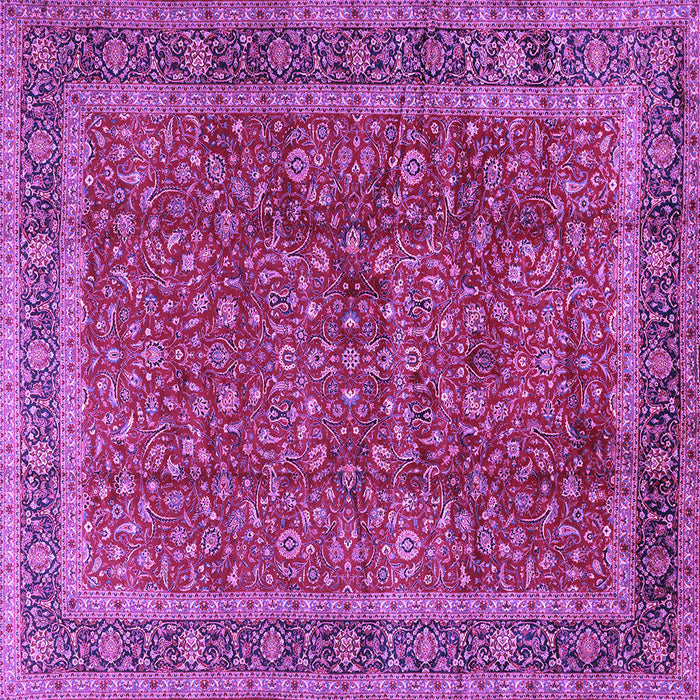 Square Persian Purple Traditional Rug, tr2222pur