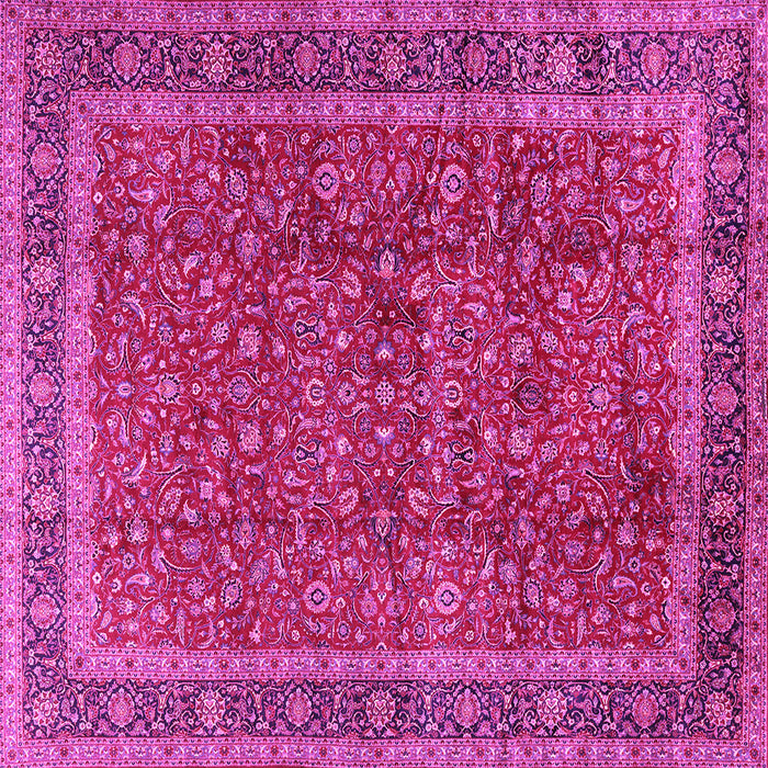 Square Persian Pink Traditional Rug, tr2222pnk