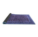 Sideview of Persian Blue Traditional Rug, tr2222blu