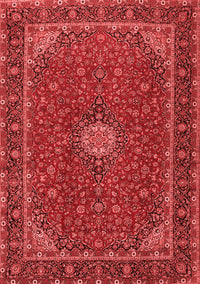 Medallion Red Traditional Rug, tr2223red