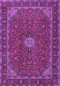 Medallion Purple Traditional Rug, tr2223pur