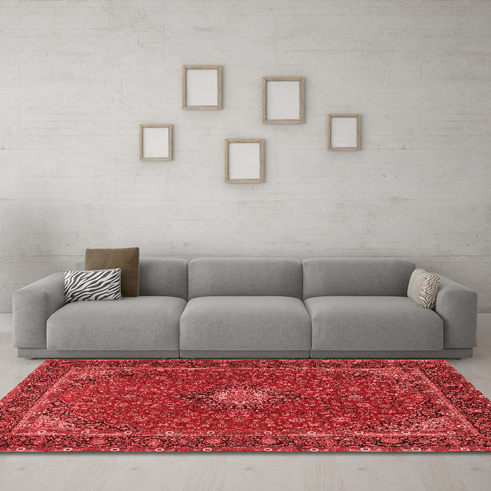Traditional Red Washable Rugs