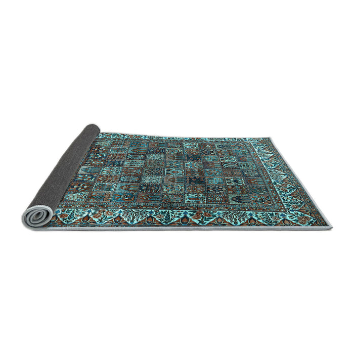 Sideview of Persian Light Blue Traditional Rug, tr2224lblu