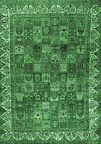 Persian Emerald Green Traditional Rug, tr2224emgrn
