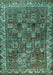 Persian Turquoise Traditional Rug, tr2224turq