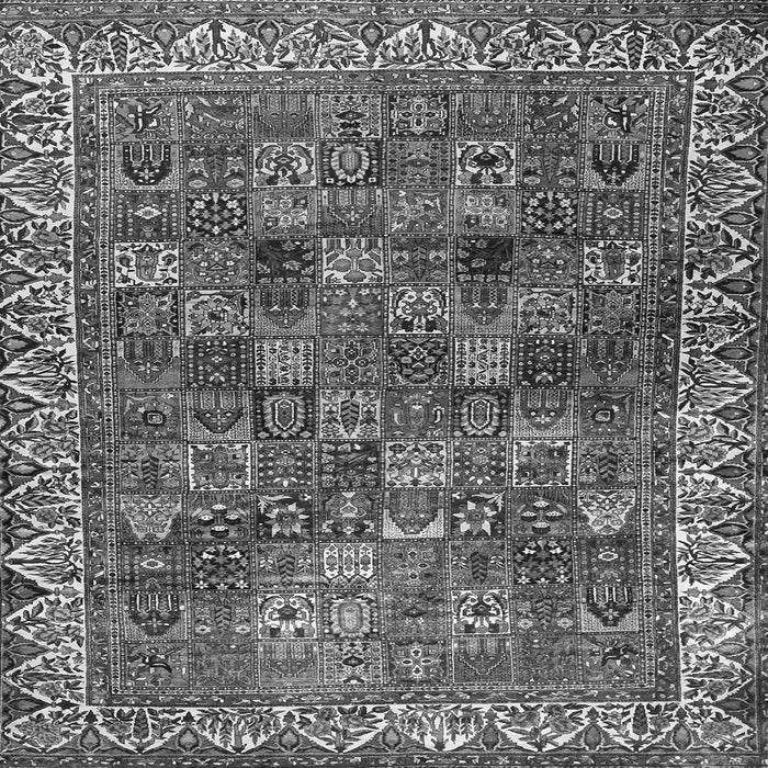Serging Thickness of Persian Gray Traditional Rug, tr2224gry