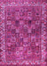 Machine Washable Persian Pink Traditional Rug, wshtr2224pnk