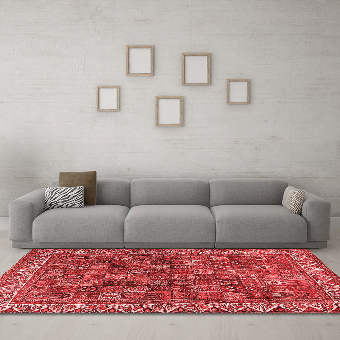 Traditional Red Washable Rugs